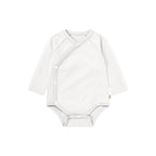 Baby Long-Sleeve Button Kimono Bodysuit | BBQB Organic Cotton