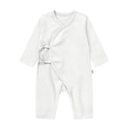 Baby Long-Sleeve Kimono Romper | BBQB Organic Cotton
