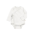 Baby Long-Sleeve Wrap Kimono Bodysuit | BBQB Organic Cotton