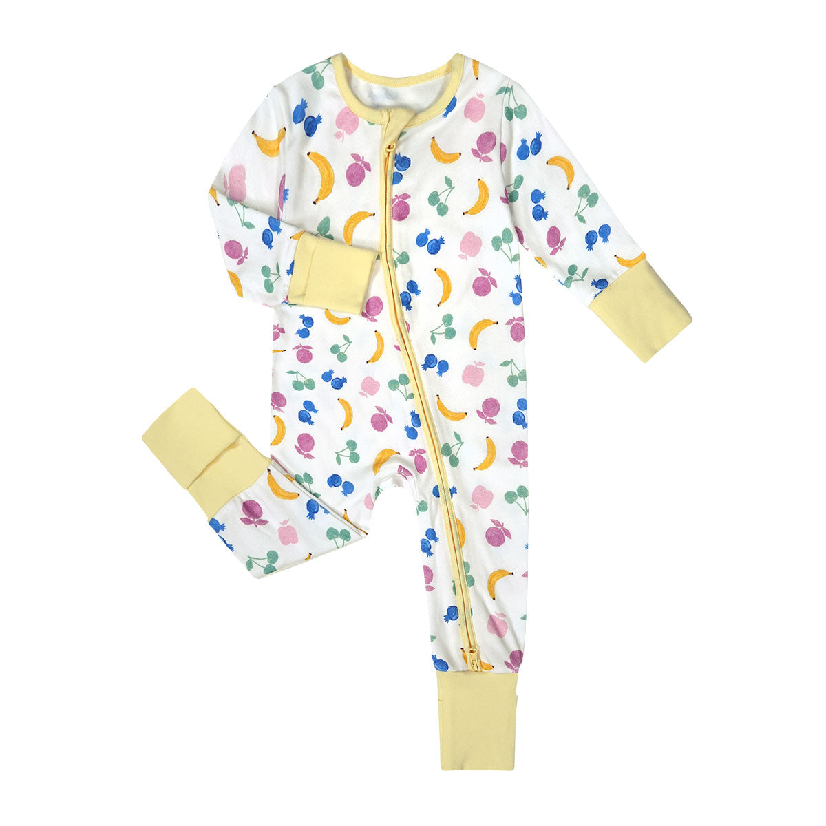 BBQB Inspired Zip-up Baby Long-Sleeve Romper