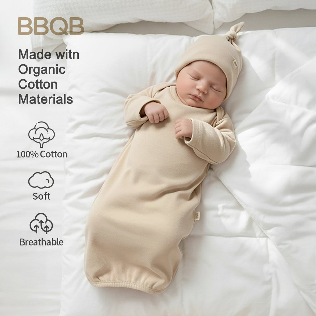 Baby Long-Sleeve Sleep Sack | BBQB Organic Cotton