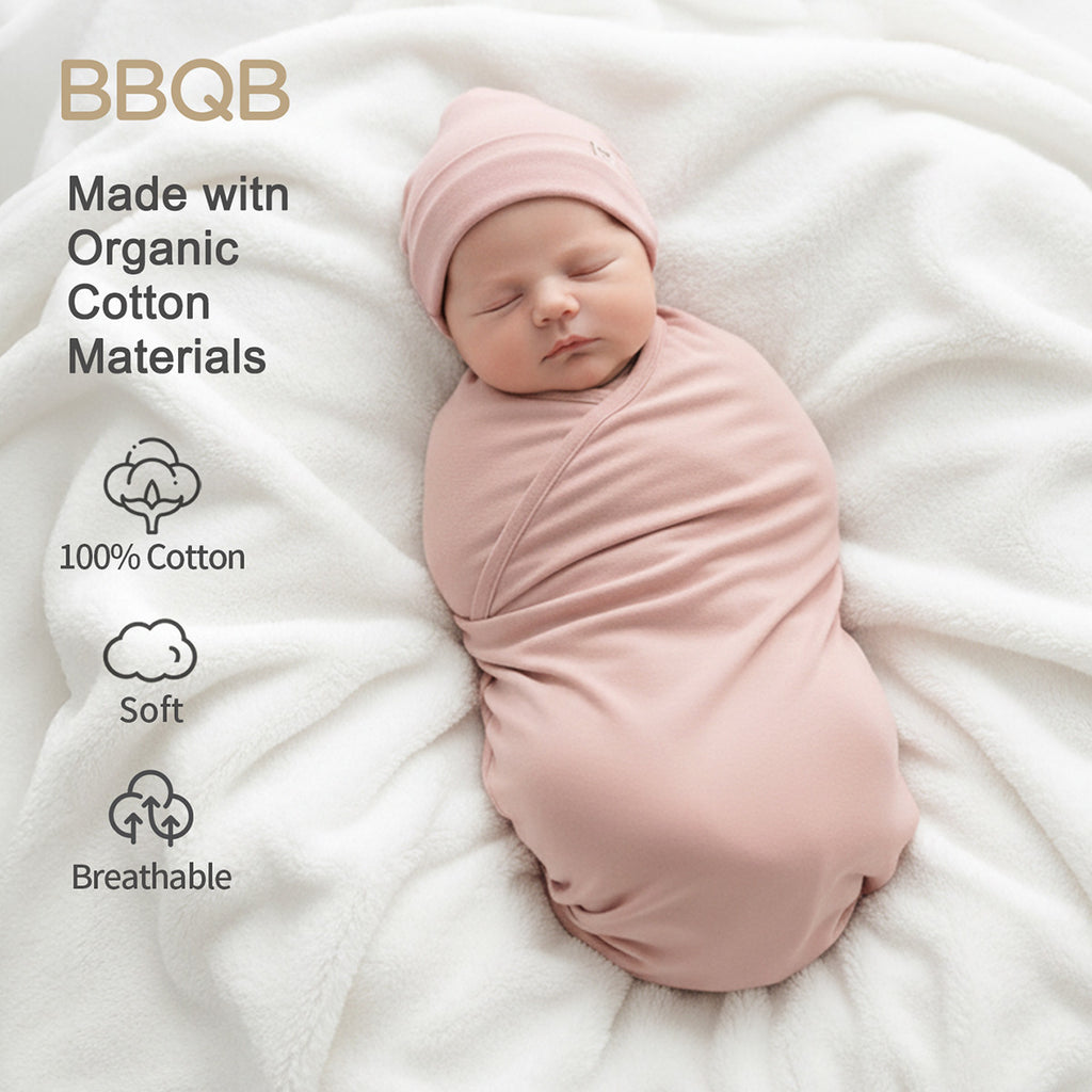 Baby Swaddle Blanket | BBQB Organic Cotton
