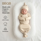 Baby Long-Sleeve Knotted Sleep Sack | BBQB Organic Cotton