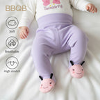 Baby High-Waist Footed-Leggings | BBQB Storybook