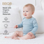 Baby Long-Sleeve Bodysuit | BBQB Organic Cotton