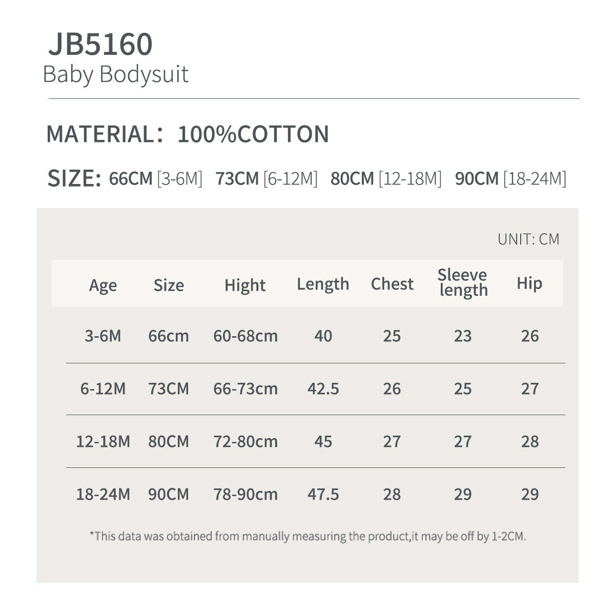 Baby Long-Sleeve Bodysuit | BBQB Organic Cotton