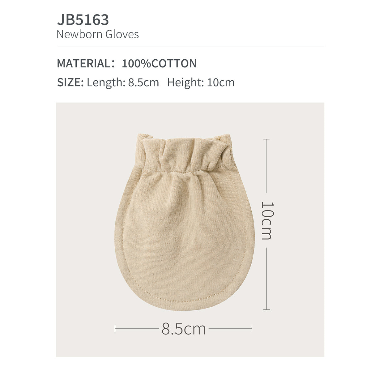 Baby Anti-Scratch Newborn Gloves | BBQB Organic Cotton