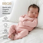 Baby Long-Sleeve Snap-Closure Romper | BBQB Organic Cotton
