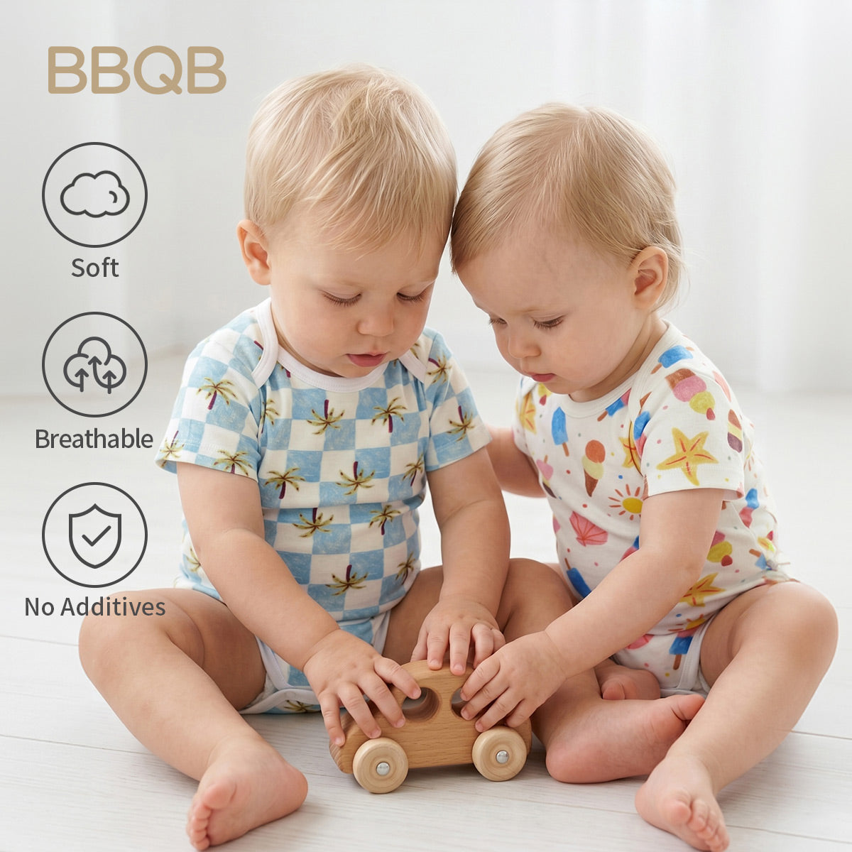 BBQB Inspired Button-up Baby Bodysuit
