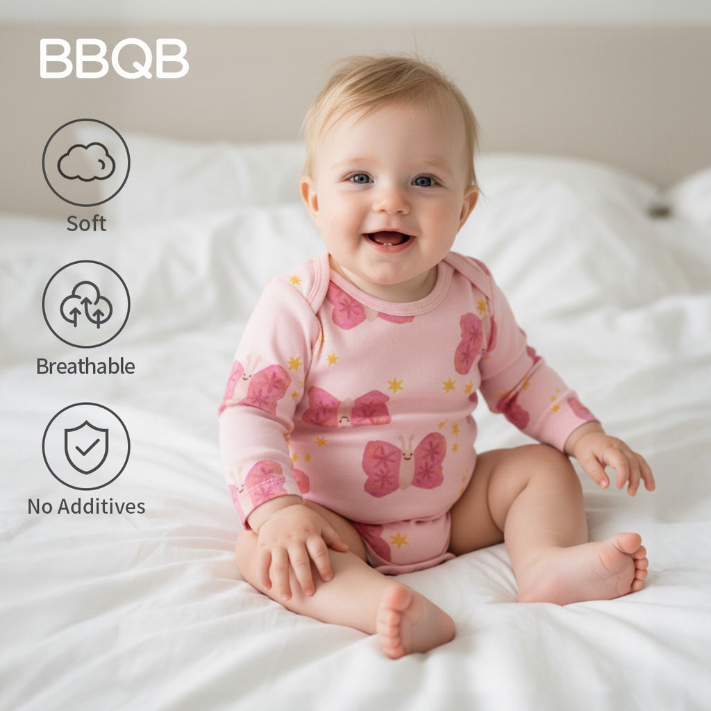 BBQB Storybook Baby Button-Up Bodysuit