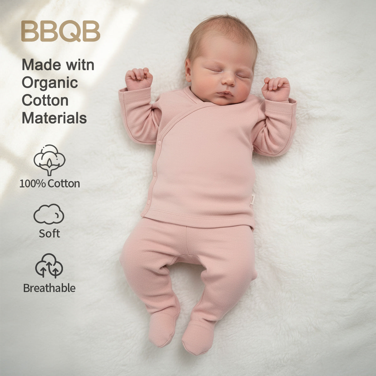 Baby Footed Pants | BBQB Organic Cotton